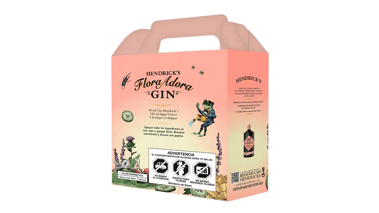  Gin Hendricks Premium FLORA ADORA 700cc + COPA DE GIN HENDRICKS OFERTA 5