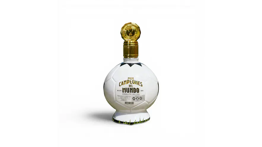 Pisco Chileno Campeones del Mundo 40˚  Transparente Doble destilado 700 ml 1