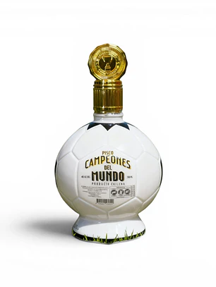 Pisco Chileno Campeones del Mundo 40˚  Transparente Doble destilado 700 ml