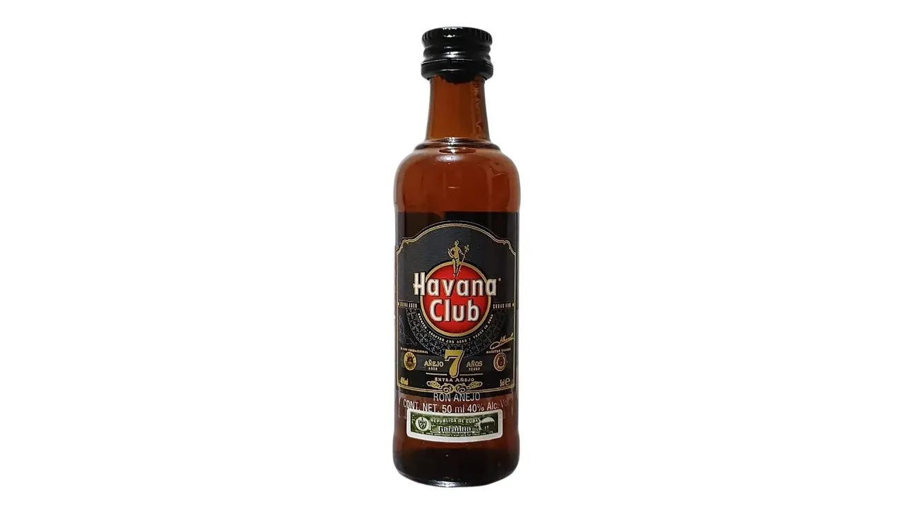 Miniatura Ron Havana Club Añejado 7 Años 50 ml Botella Vidrio 1