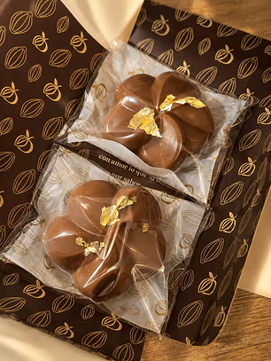 Chocolate Dubai Premium Artesanal 2 Flores 60 Grs Cada Una 
