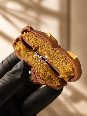 Chocolate Dubai Premium Artesanal D`Arias 2 Flores 65 Grs Cada Una 