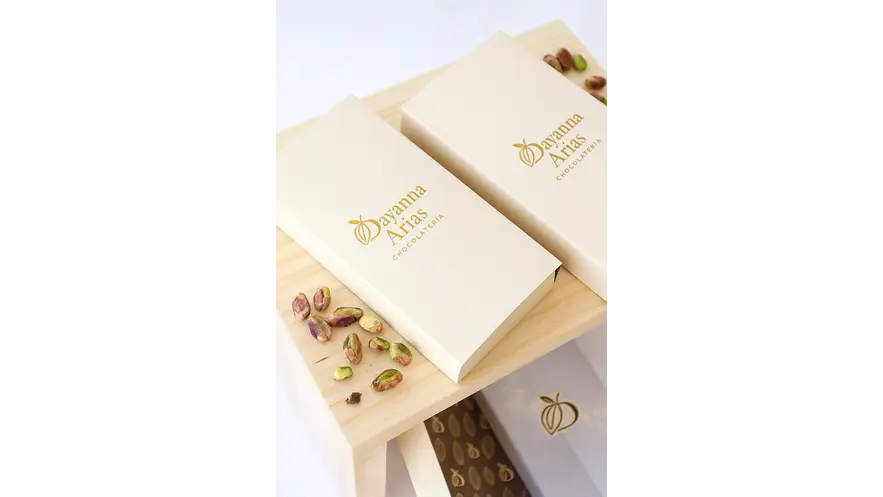 Chocolate Dubai Premium Artesanal 2 Flores 60 Grs Cada Una  4