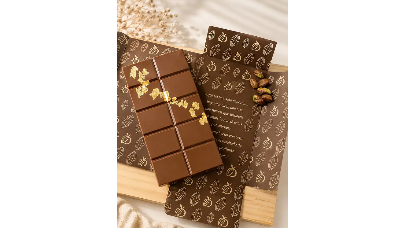 Barra de Chocolate Dubai Premium Artesanal D`Arias 200grs 1
