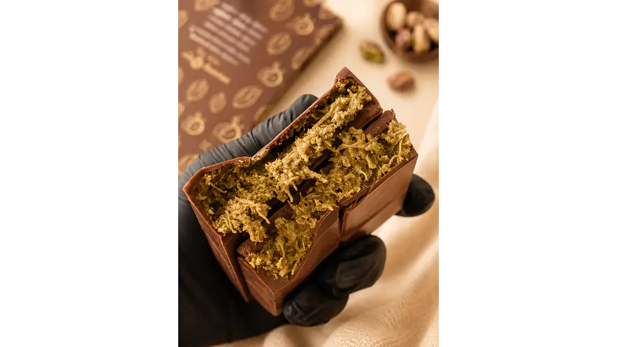 Barra de Chocolate Dubai Premium Artesanal D`Arias 200grs 2