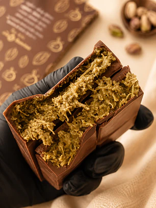 Barra de Chocolate Dubai Premium Artesanal D`Arias 200grs