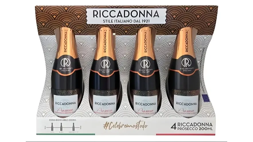 Pack 4 Riccadonnas Prosecco 200 ml 1