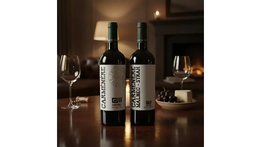 Vino Elqui Wines Carmenere Gran Reserva y Ensamblaje Gran Reserva Caja 6y6 Unidades 3
