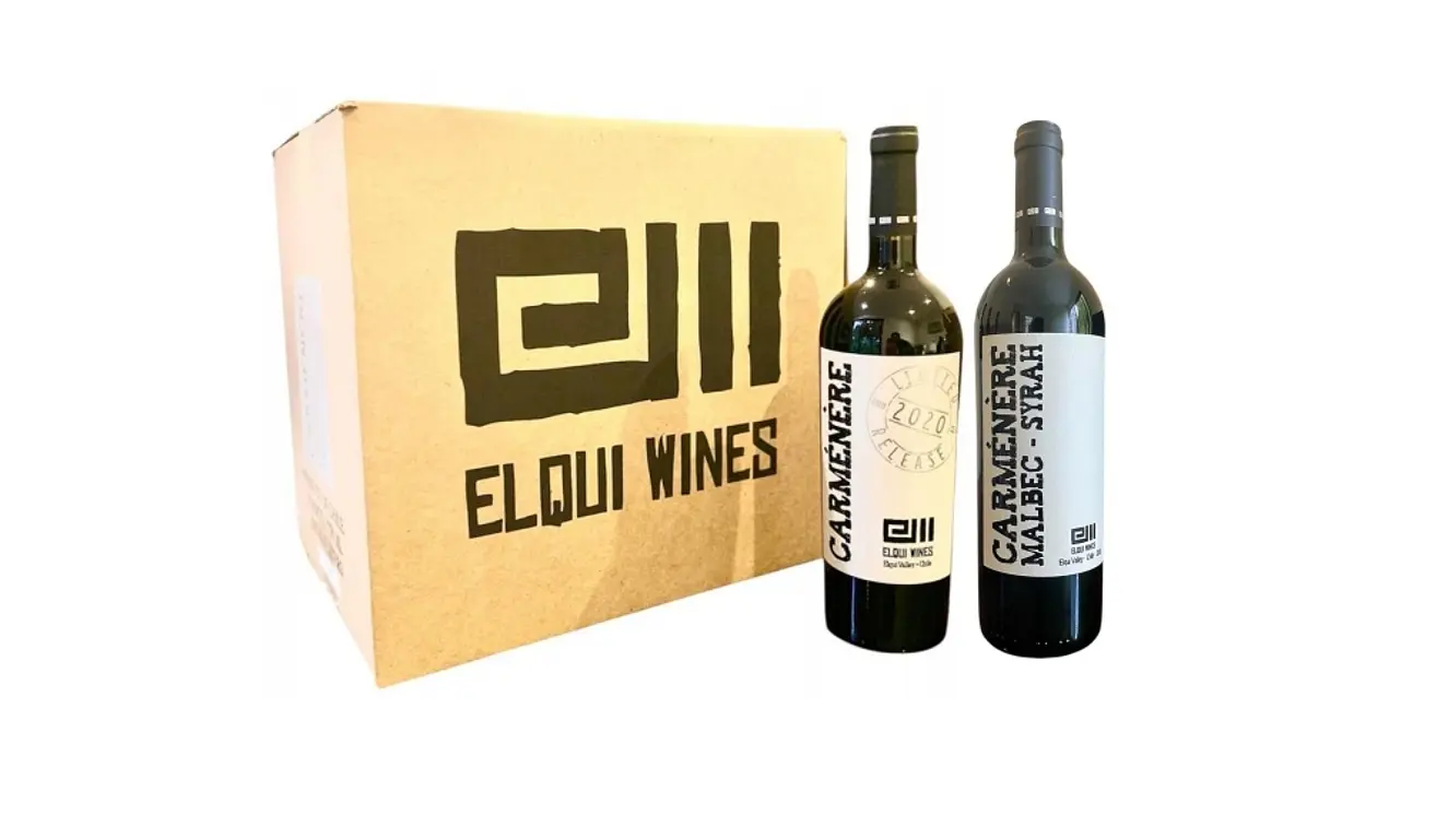 Vino Elqui Wines Carmenere Gran Reserva y Ensamblaje Gran Reserva Caja 6y6 Unidades 1