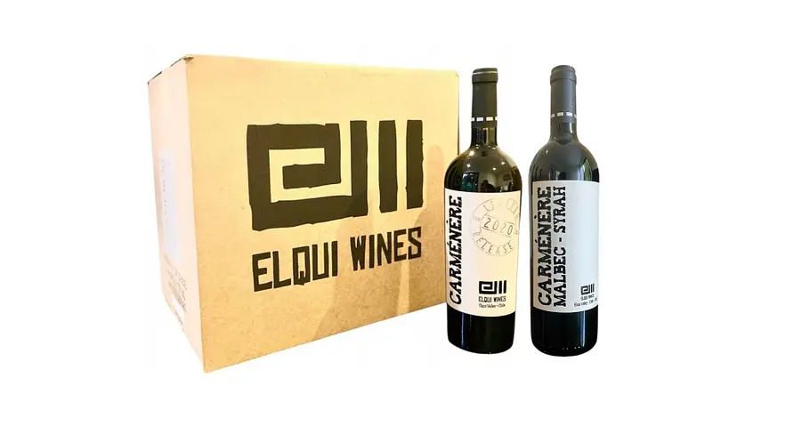 Vino Elqui Wines Carmenere Gran Reserva y Ensamblaje Gran Reserva Caja 6y6 Unidades 1