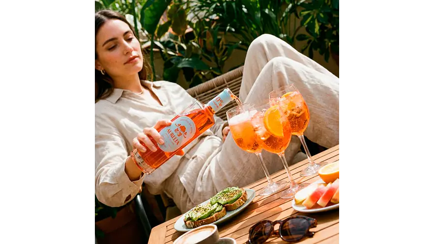 Aperitivos  Aurelia Spritz Rosato e Italiano Sin Alcohol 0.0° 750cc 2