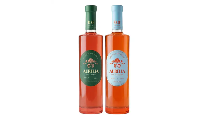 Aperitivos  Aurelia Spritz Rosato e Italiano Sin Alcohol 0.0° 750cc 1