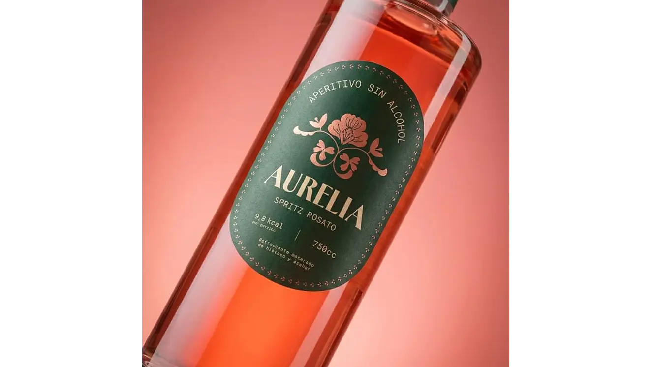 Aperitivos  Aurelia Spritz Rosato e Italiano Sin Alcohol 0.0° 750cc 3