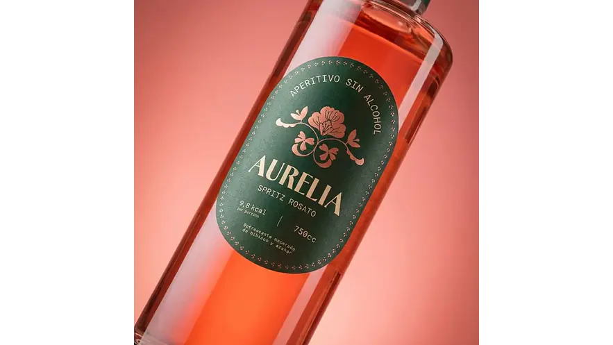 Aperitivos  Aurelia Spritz Rosato e Italiano Sin Alcohol 0.0° 750cc 3