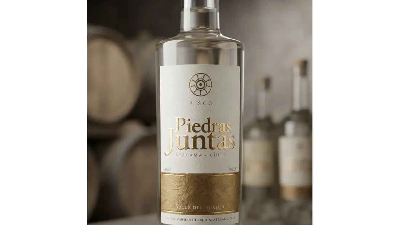 Pisco Piedras Juntas Reservado 40° Transparente 750 ml 2