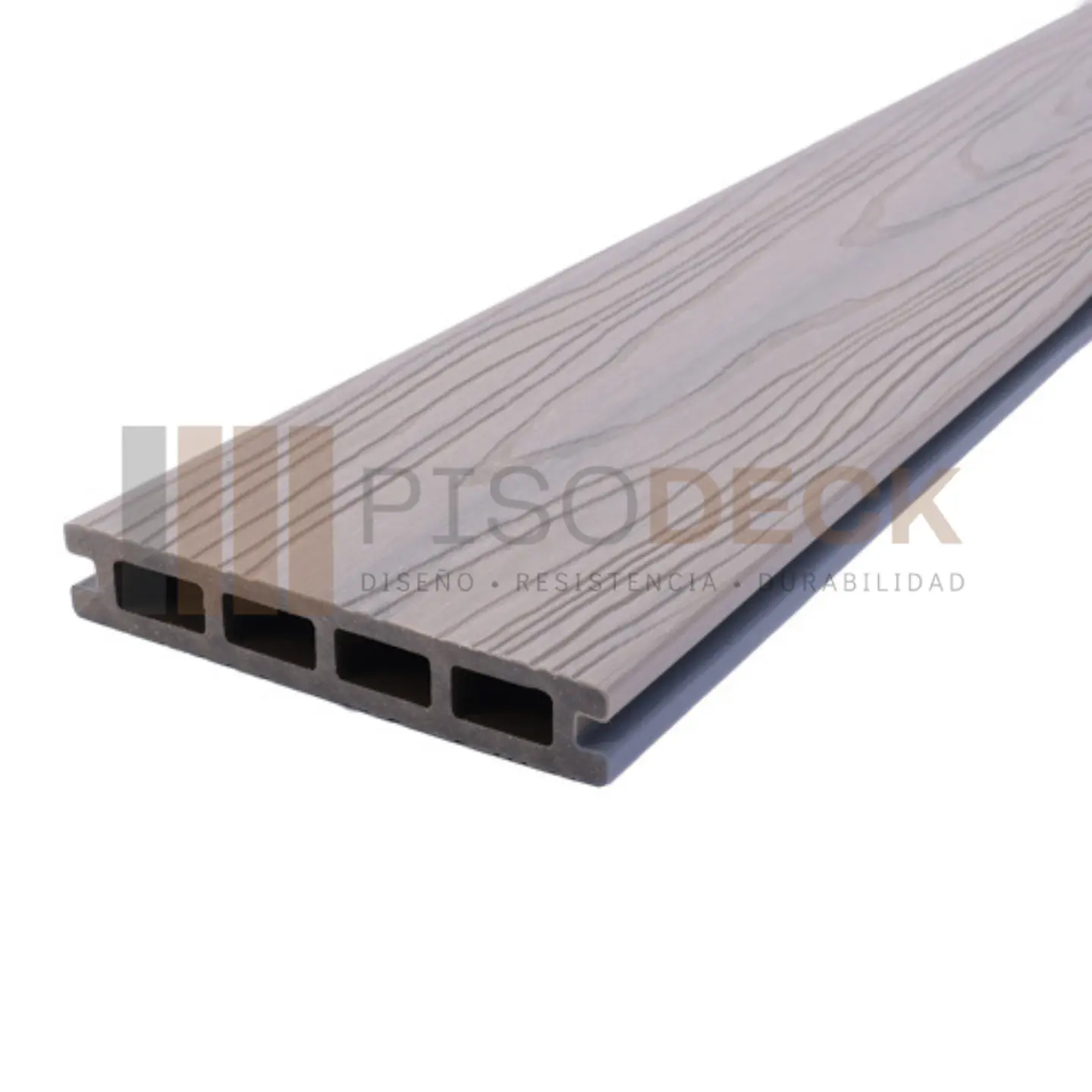 Piso Deck WPC Texturizado Premium Bicolor Antique Piedra 6