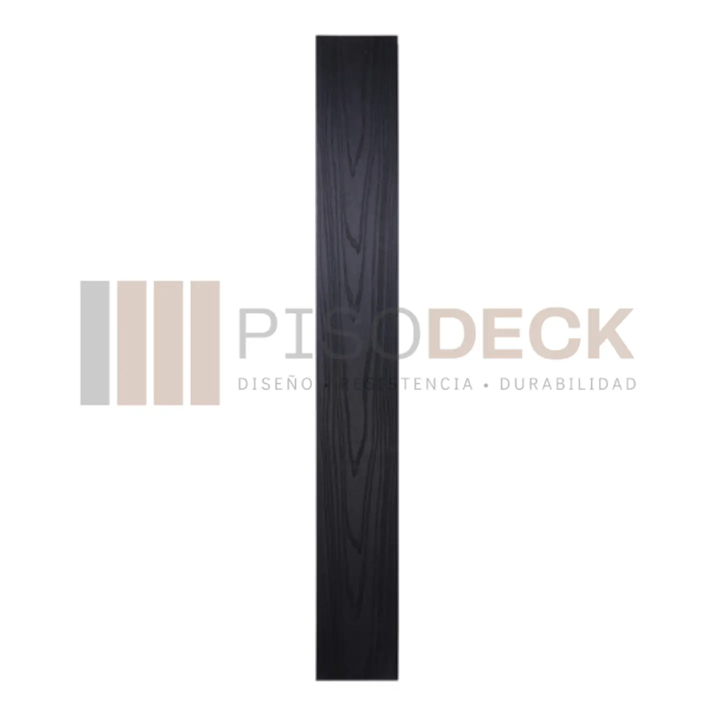 Piso Deck WPC Texturizado Premium Bicolor Negro Grafito  5