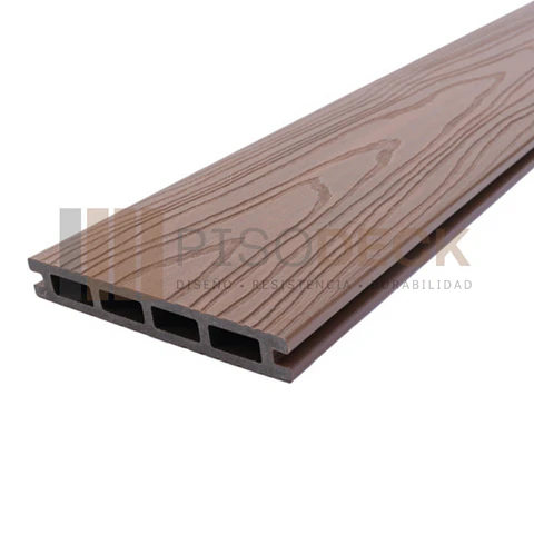 Piso Deck WPC Premium Bicolor Chocolate Madera para Exteriores