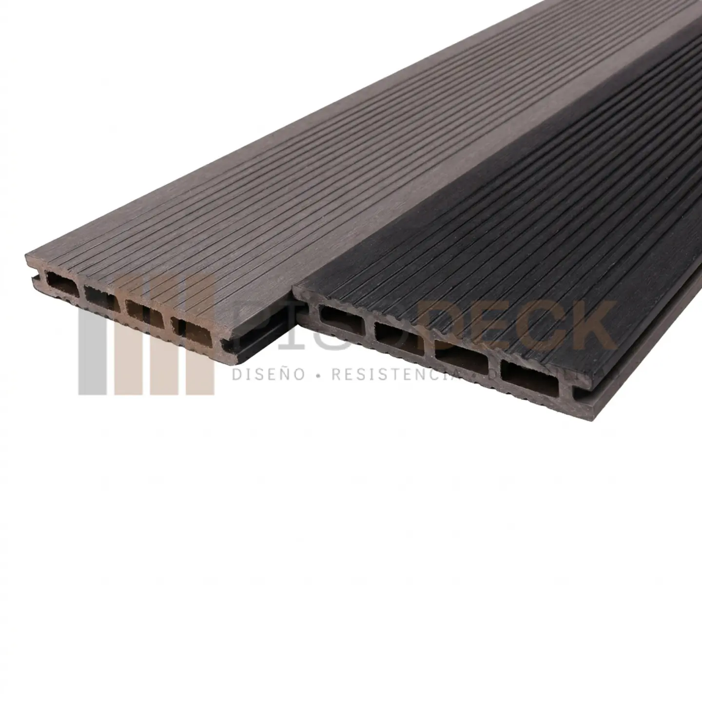Piso Deck WPC Premium color Gris  3