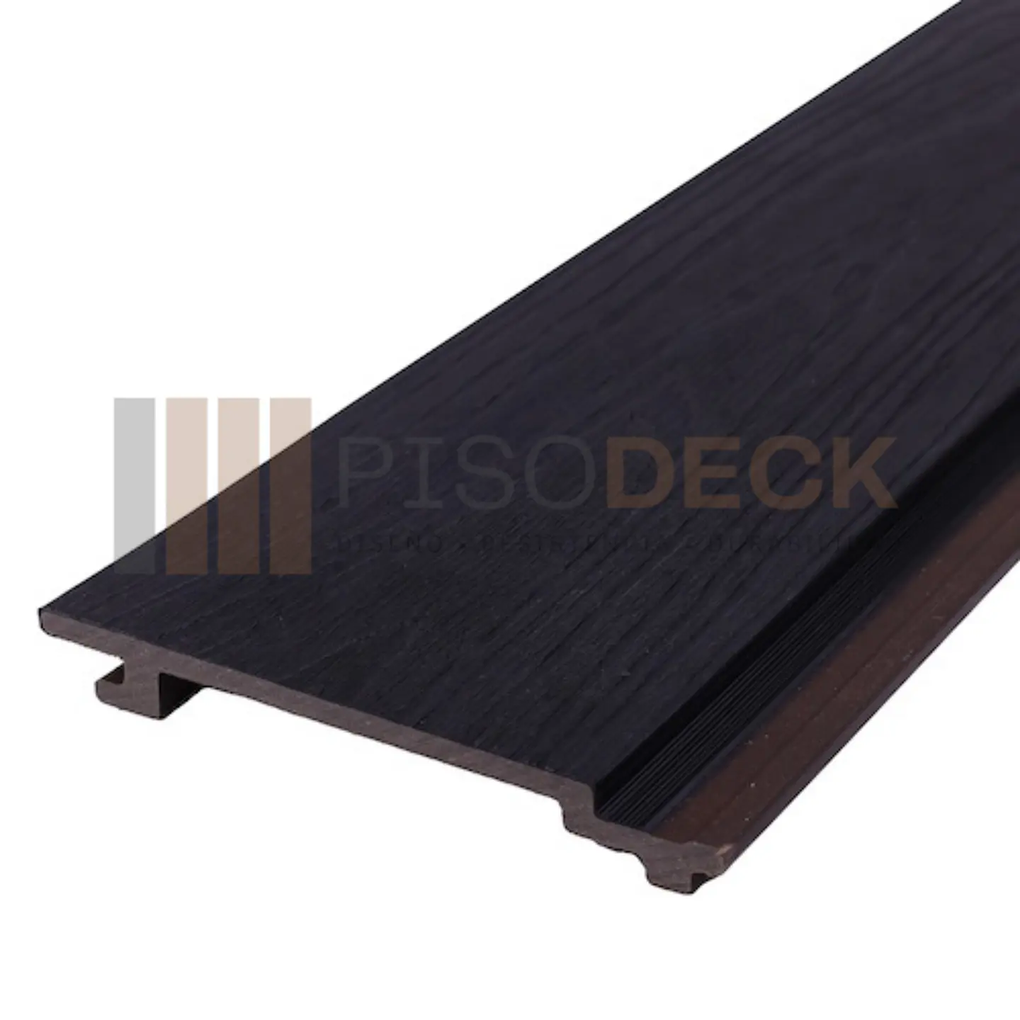 Siding Exterior WPC color Negro 2