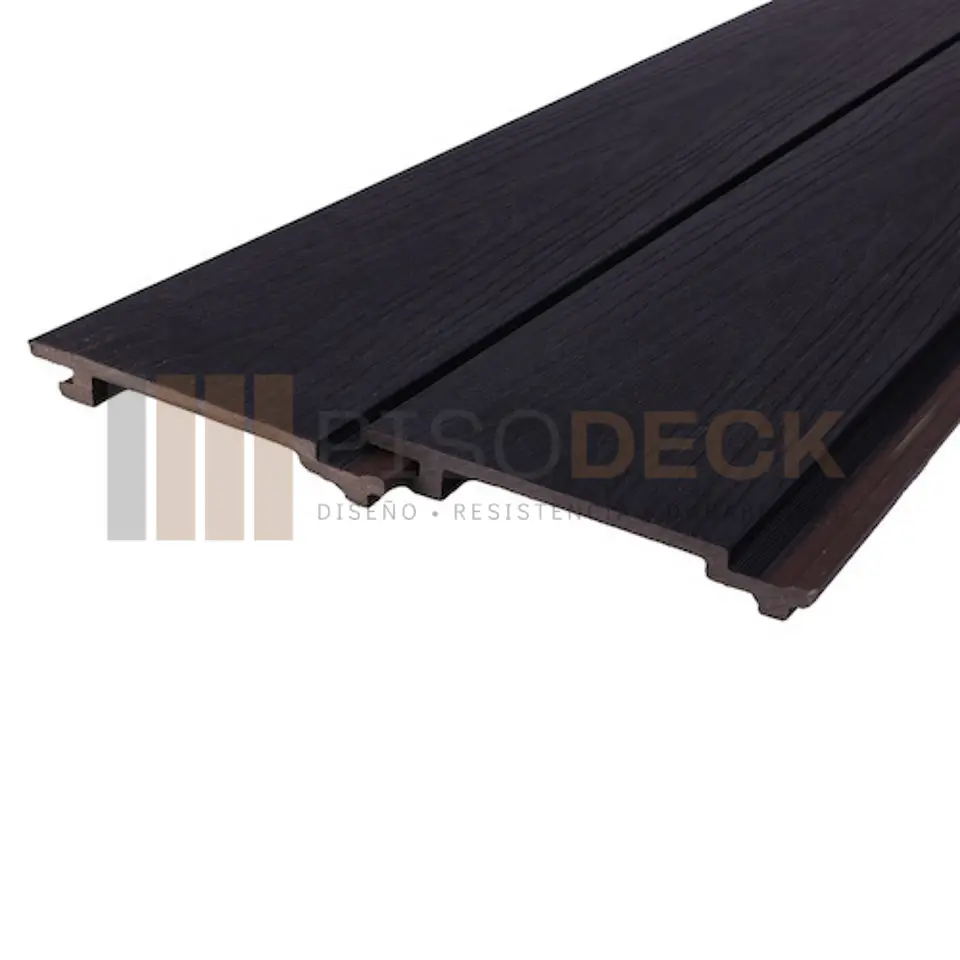 Siding Exterior WPC color Negro 4