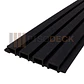 Siding Exterior Wall Panel WPC color Negro - Miniatura 2