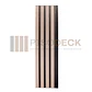 Siding Exterior Wall Panel WPC Premium Bicolor Cafe Antique - Miniatura 3