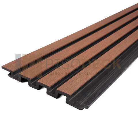 Siding Exterior Wall Panel WPC Premium Bicolor Cafe Chocolate