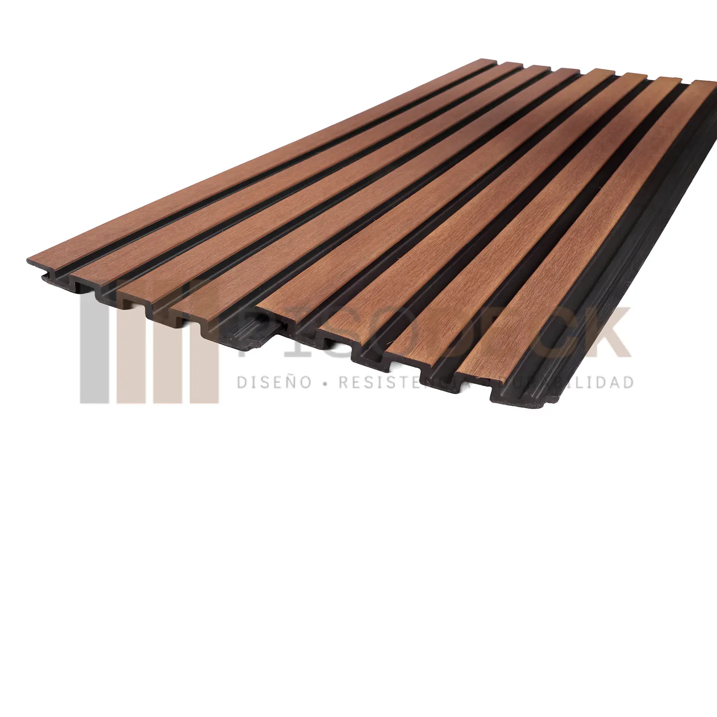 Siding Exterior Wall Panel WPC Premium Bicolor Cafe Chocolate 4