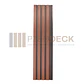 Siding Exterior Wall Panel WPC Premium Bicolor Cafe Chocolate - Miniatura 3