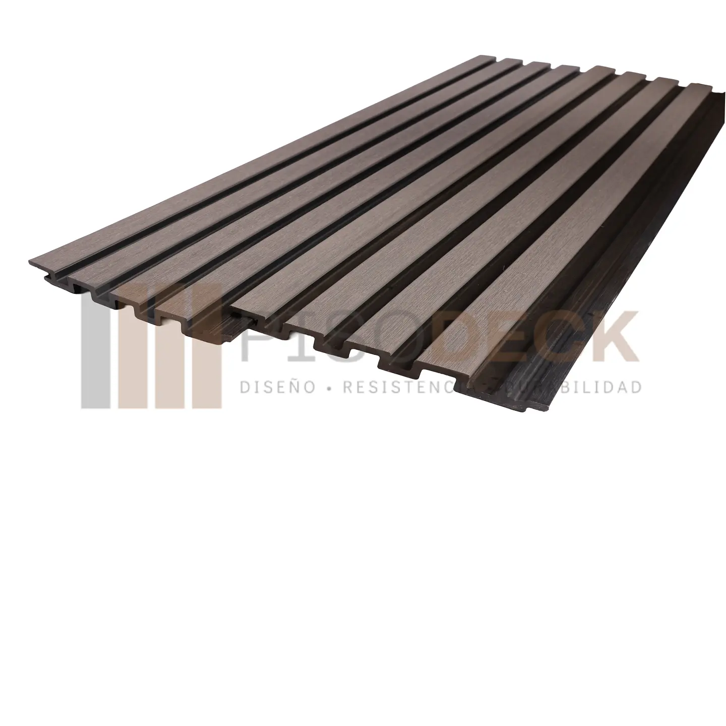 Siding Exterior Wall Panel WPC Premium Bicolor Gris Grafito 4