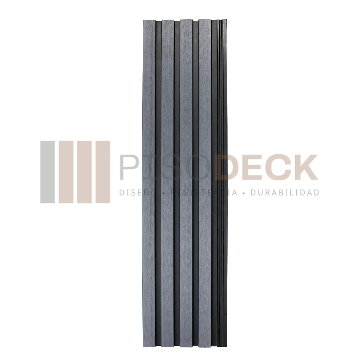Siding Exterior Wall Panel WPC Premium Bicolor Gris Piedra 3