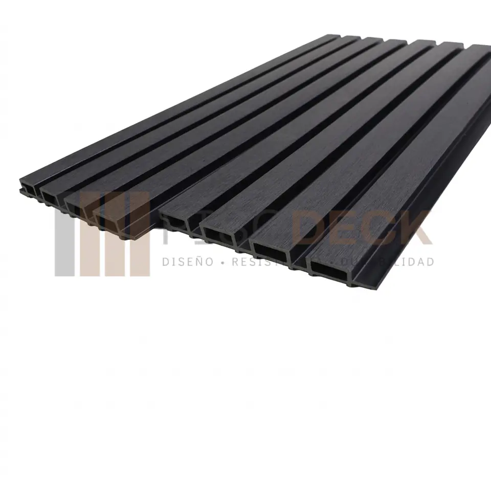 Siding Exterior Wall Panel WPC color Negro 4