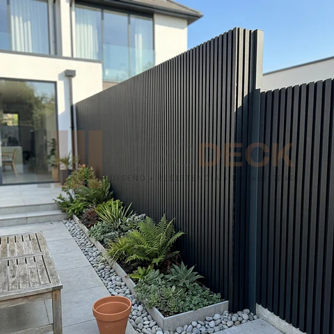 Siding Exterior Wall Panel WPC color Negro