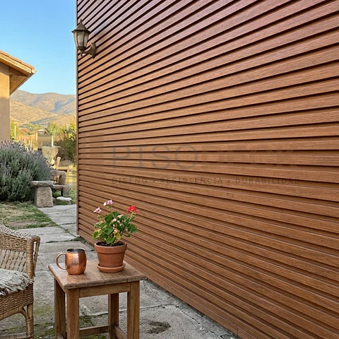 Siding Exterior Wall Panel WPC color Madera