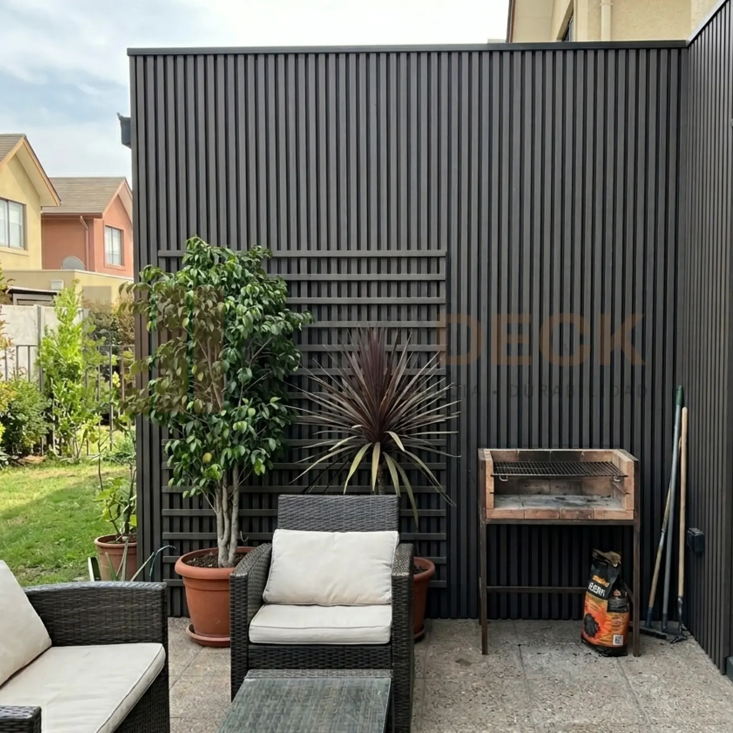 Siding Exterior Wall Panel WPC Premium Bicolor Gris Grafito 1