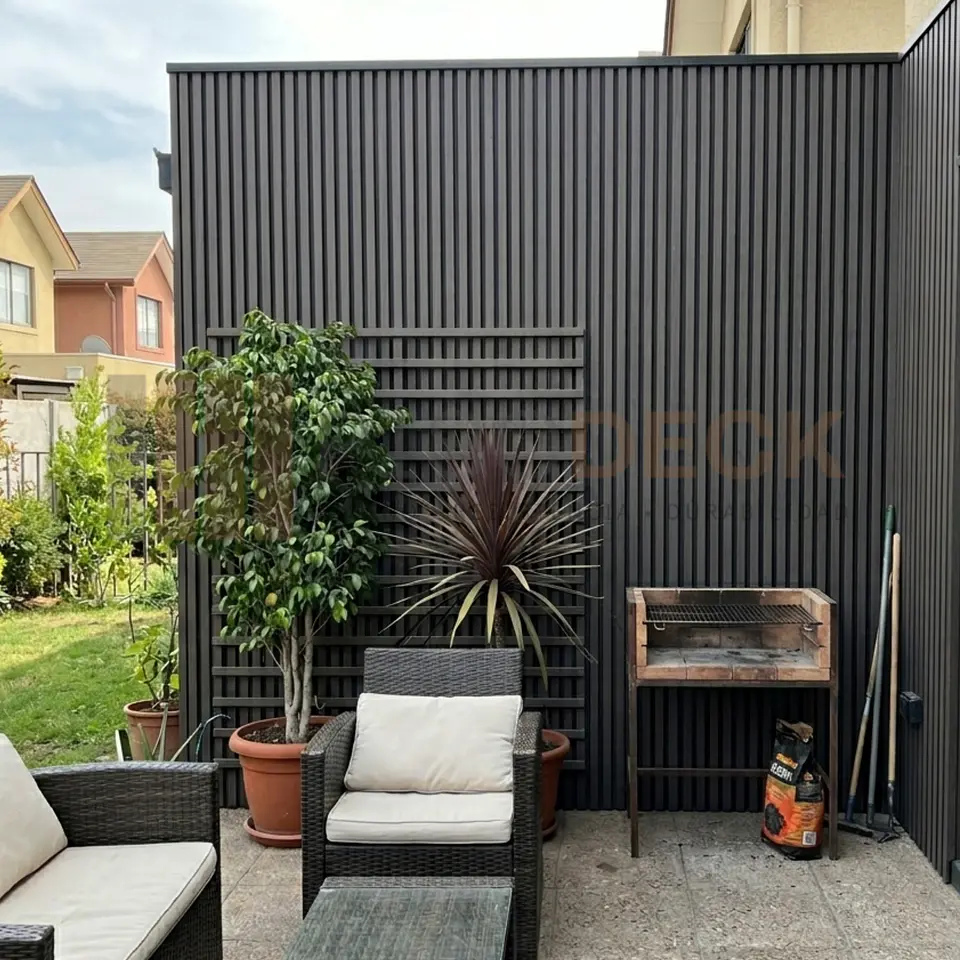 Siding Exterior Wall Panel WPC Premium Bicolor Gris Grafito 1