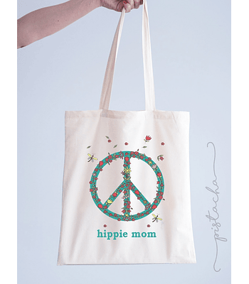 Totebag Hippie Mom