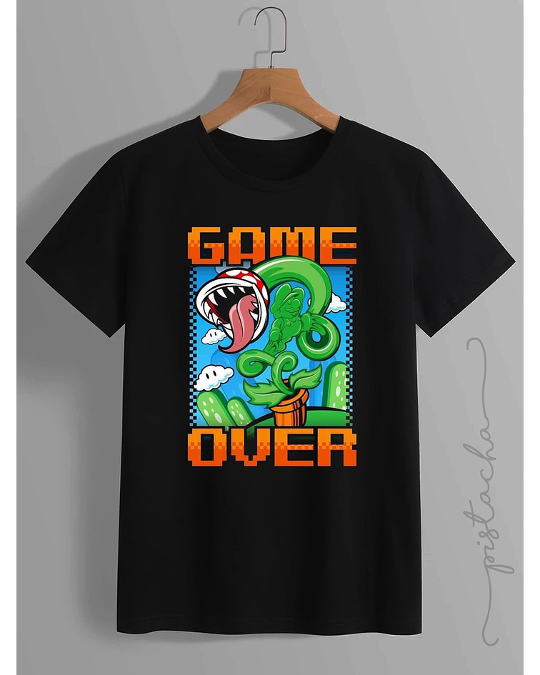 Polera Mario Game Over