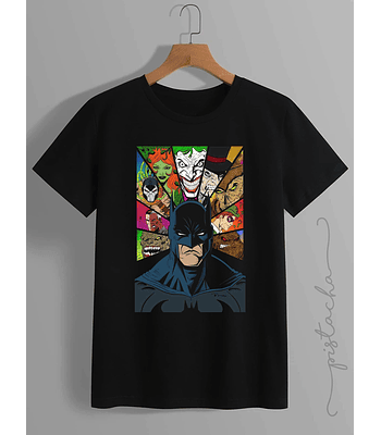 Polera Batman Villanos