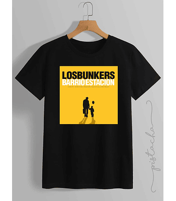 polera Los Bunkers barrio estación