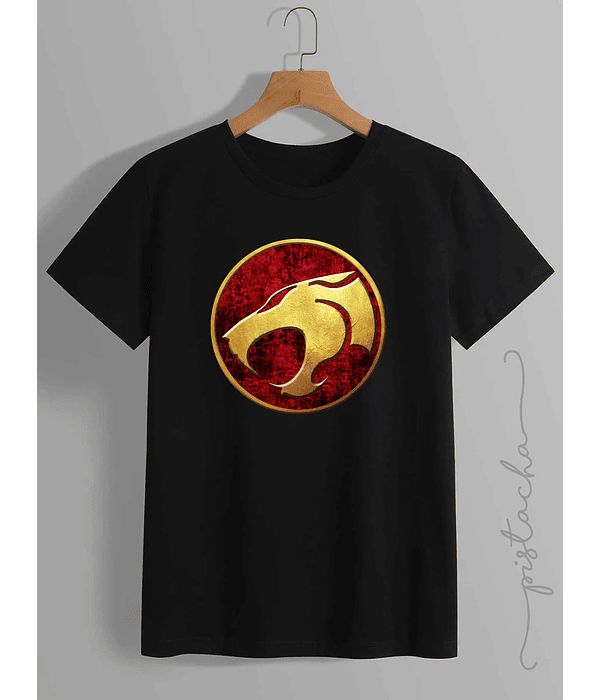 polera Thundercats logo oro