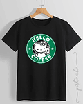 polera Hello kitty coffe