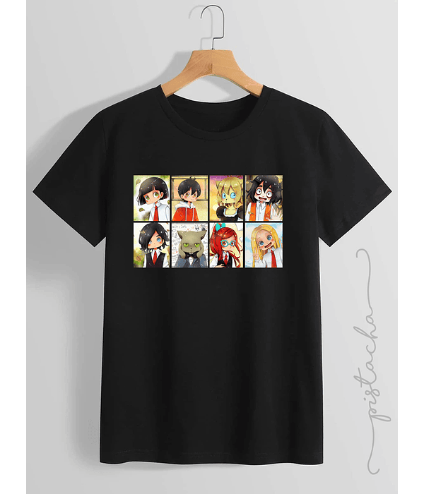 Polera Maestro Gato personajes