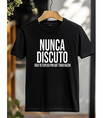 Polera nunca discuto