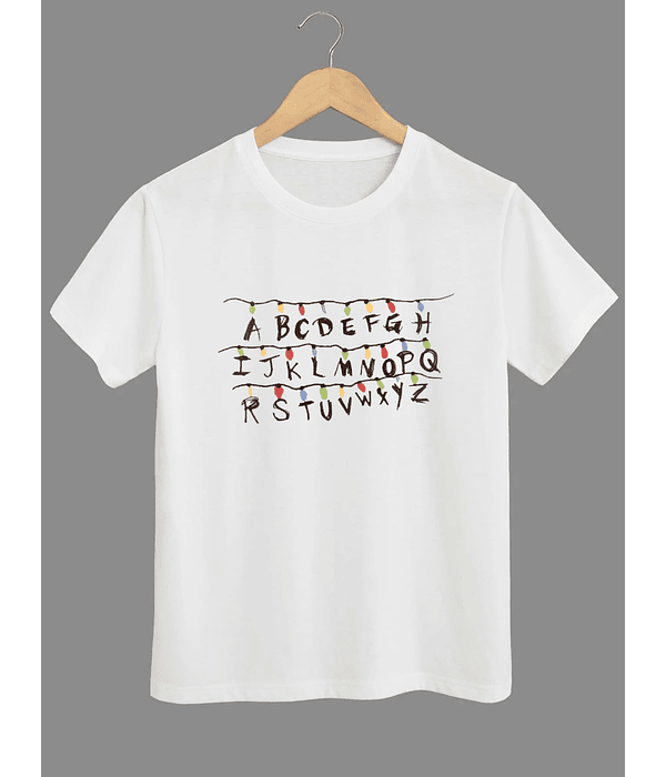 Polera stranger things luces