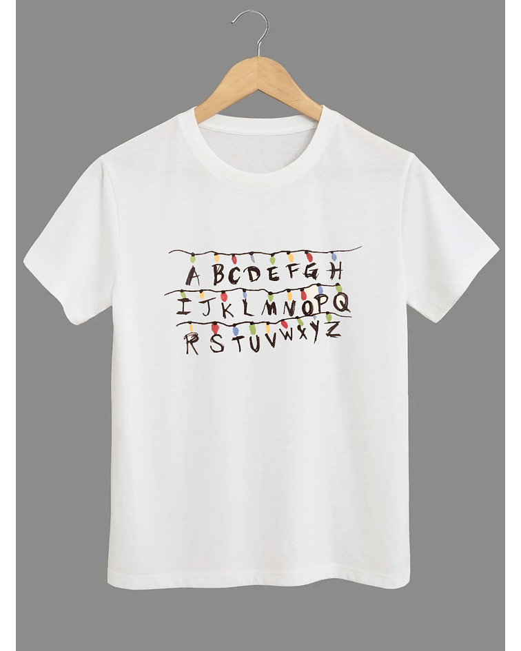 Polera stranger things luces