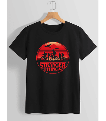 Polera stranger things circulo