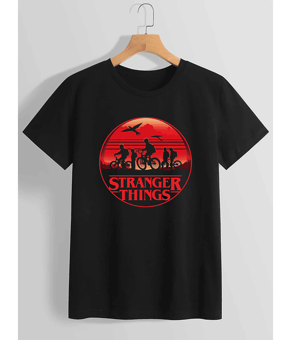 Polera stranger things circulo