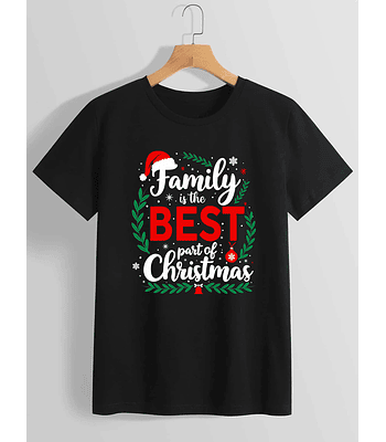 Polera navidad the best family